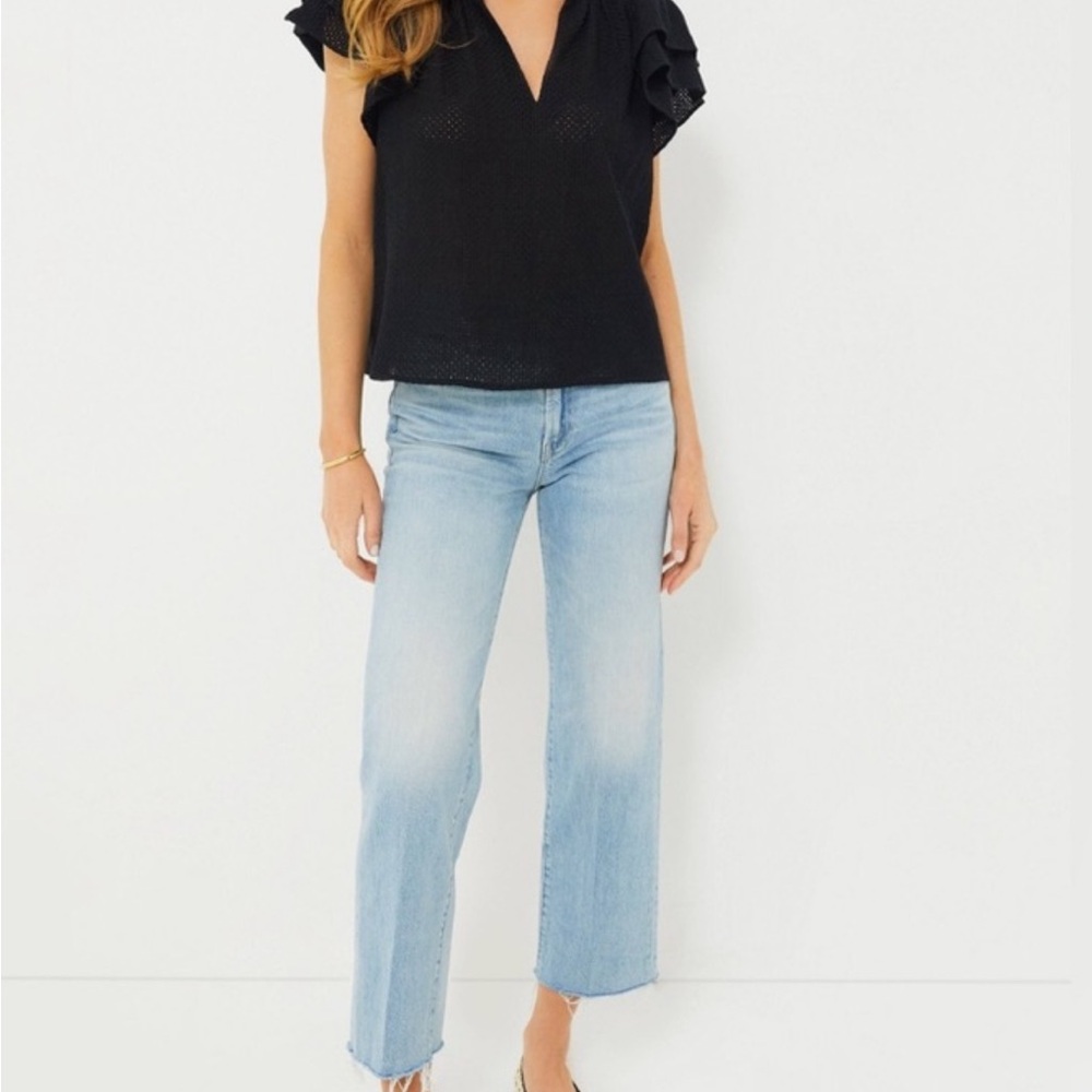 Mother Superior The Rambler Zip Ankle Fray Jeans ‘I’m With The Band’ Sz 26, NWT